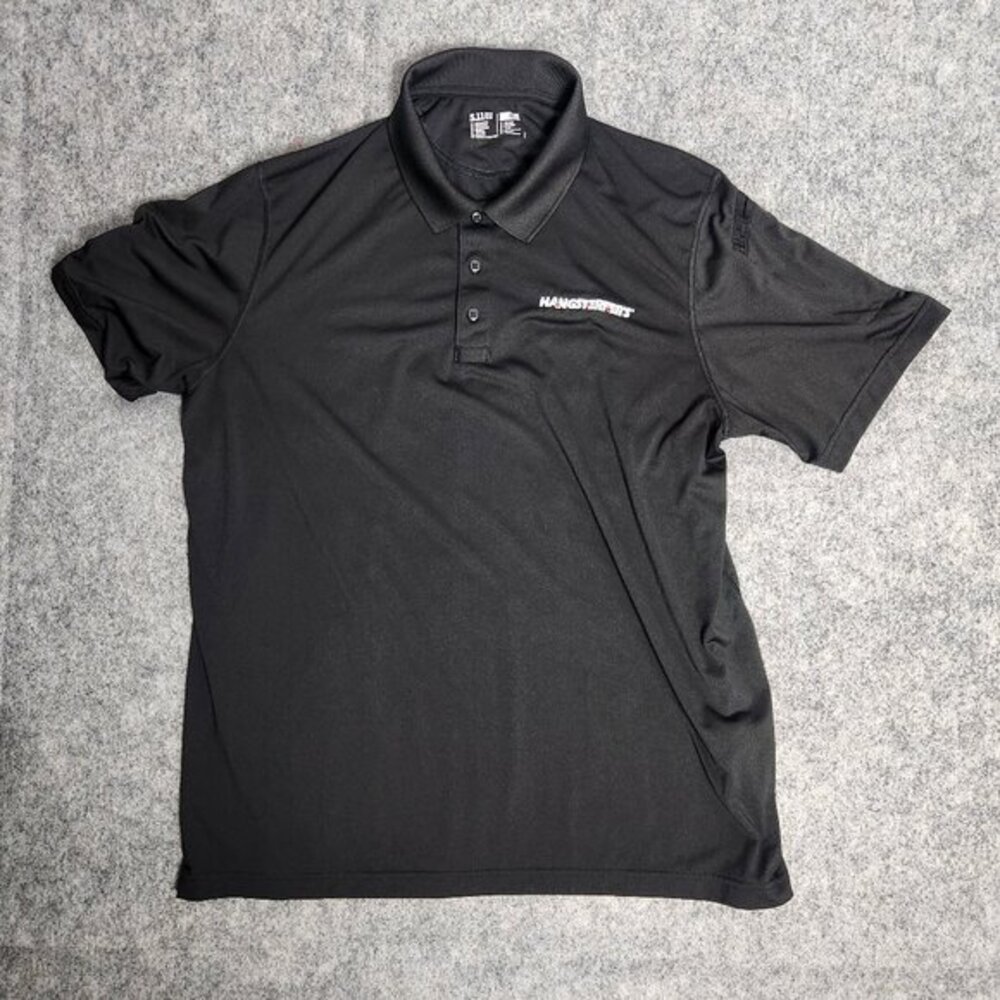 5.11 Tactical Polo Shirt Men XL Black Utility Short Sleeve Stretch Pullover Golf